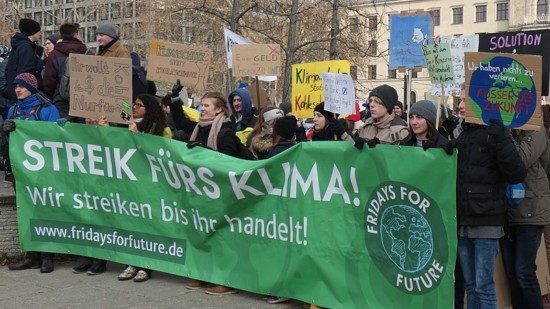 Fridays for Futures demonstrieren für mehr Klimaschutz